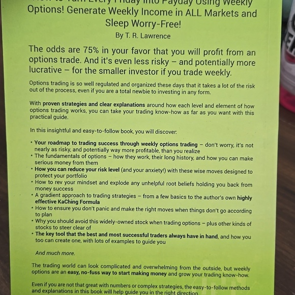 How To Turn Every Friday Into Payday Using Weekly Options-Paperback Book - Picture 3 of 5